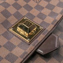 Pre Owned Louis Vuitton Damier Ebene Canvas Bergamo MM Bag