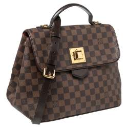Pre Owned Louis Vuitton Damier Ebene Canvas Bergamo MM Bag