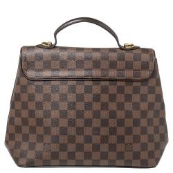 Pre Owned Louis Vuitton Damier Ebene Canvas Bergamo MM Bag