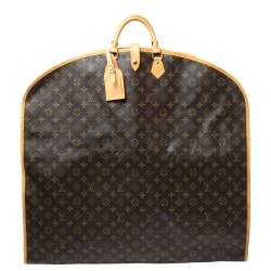 Pre Owned Louis Vuitton Monogram Canvas and Leather Garment Cover