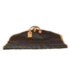 Pre Owned Louis Vuitton Monogram Canvas and Leather Garment Cover