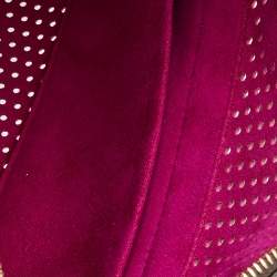 Pre Owned Louis Vuitton Fuchsia Monogram Perforated Canvas Limited Edition Speedy 30 Bag
