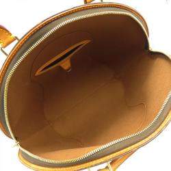 مملوكة مسبقًا Louis Vuitton Brown Monogram Coated Canvas Ellipse MM Top Handle Bag