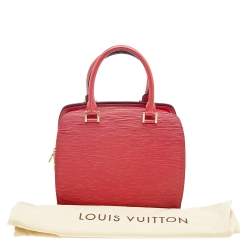 Pre Owned Louis Vuitton Red Epi Leather Vintage Pont Neuf PM Bag