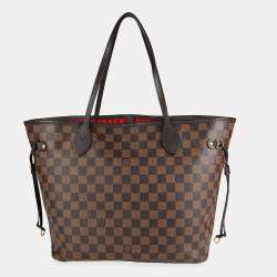 مملوكة مسبقًا Louis Vuitton Brown Damier Ebene Canvas Neverfull MM Tote Bag
