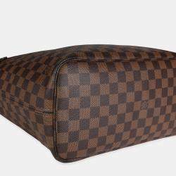 مملوكة مسبقًا Louis Vuitton Brown Damier Ebene Canvas Neverfull MM Tote Bag