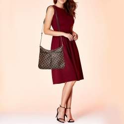 Pre Owned حقيبة لوي فيتون بلومز بيري كانفاس دامييه إيبين PM 