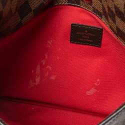 Pre Owned حقيبة لوي فيتون بلومز بيري كانفاس دامييه إيبين PM 