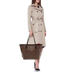 Louis Vuitton Damier Ebene Canvas Neverfull MM Bag