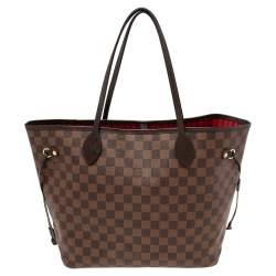 Louis Vuitton Damier Ebene Canvas Neverfull MM Bag