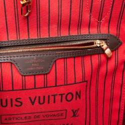 Louis Vuitton Damier Ebene Canvas Neverfull MM Bag
