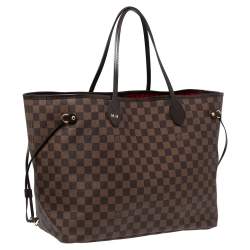 Louis Vuitton Damier Ebene Canvas Neverfull GM Bag