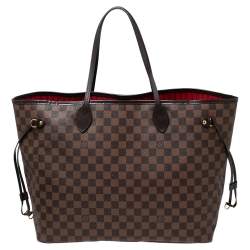 Louis Vuitton Damier Ebene Canvas Neverfull GM Bag