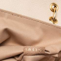 Pre Owned حقيبة ظهر لوي فيتون كلابتون جلد وكانفاس دامييه إيبين كريمي