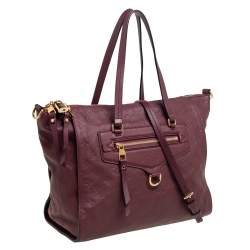 Pre Owned Louis Vuitton Flamme Empreinte Leather Lumineuse PM Bag