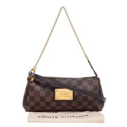 مملوكة مسبقًا Louis Vuitton Damier Ebene Canvas Eva Pochette Bag