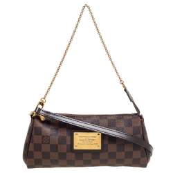 مملوكة مسبقًا Louis Vuitton Damier Ebene Canvas Eva Pochette Bag