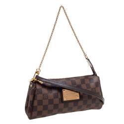 مملوكة مسبقًا Louis Vuitton Damier Ebene Canvas Eva Pochette Bag