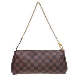 مملوكة مسبقًا Louis Vuitton Damier Ebene Canvas Eva Pochette Bag