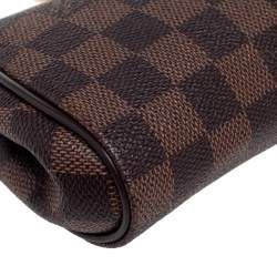 مملوكة مسبقًا Louis Vuitton Damier Ebene Canvas Eva Pochette Bag