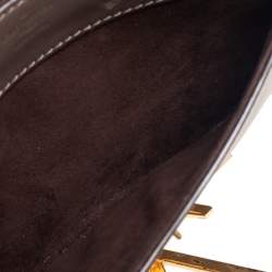 Pre Owned حقيبة لوي فيتون لويز جلد غرانايت بسلسلة GM 