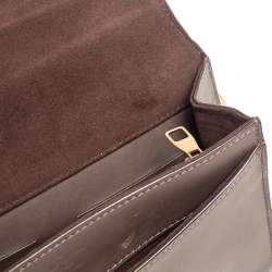 Pre Owned حقيبة لوي فيتون لويز جلد غرانايت بسلسلة GM 