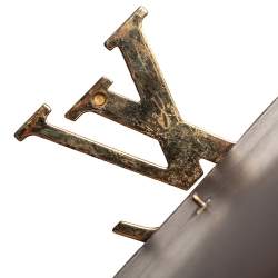 Pre Owned حقيبة لوي فيتون لويز جلد غرانايت بسلسلة GM 