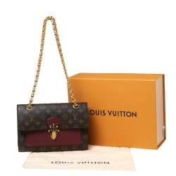 Pre Owned Louis Vuitton Raisin Monogram Canvas Victoire Bag