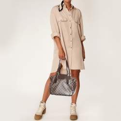 Pre Owned Louis Vuitton Damier Ebene Canvas Verona GM Bag