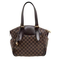 Pre Owned Louis Vuitton Damier Ebene Canvas Verona GM Bag