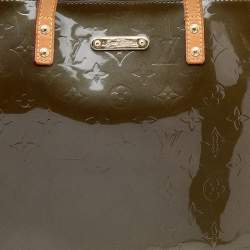 مملوكة مسبقًا Louis Vuitton Vert Olive Monogram Vernis Bellevue GM Bag