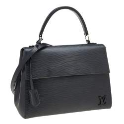 Pre Owned Louis Vuitton Black Epi Leather Cluny MM Bag