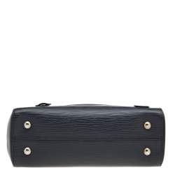 Pre Owned Louis Vuitton Black Epi Leather Cluny MM Bag