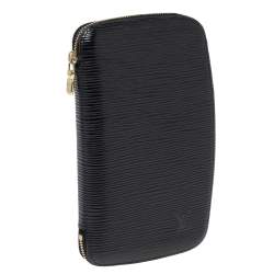 Louis Vuitton Black Epi Leather Geode Organizer Zippy Wallet