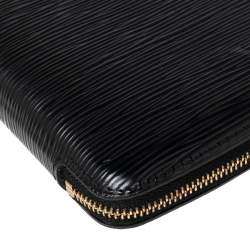 Louis Vuitton Black Epi Leather Geode Organizer Zippy Wallet