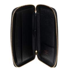 Louis Vuitton Black Epi Leather Geode Organizer Zippy Wallet