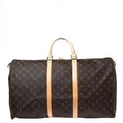 Louis Vuitton Monogram Canvas Keepall 55 Bag