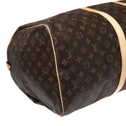 Louis Vuitton Monogram Canvas Keepall 55 Bag