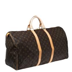 Louis Vuitton Monogram Canvas Keepall 55 Bag