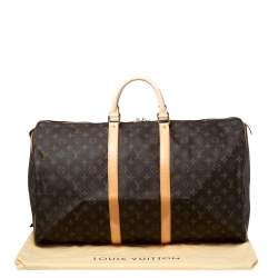 Louis Vuitton Monogram Canvas Keepall 55 Bag