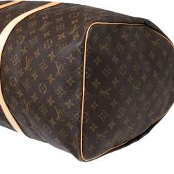 Louis Vuitton Monogram Canvas Keepall 55 Bag