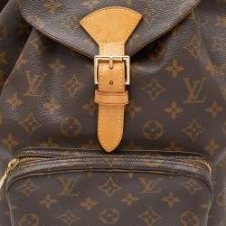 Pre Owned Louis Vuitton Monogram Canvas Montsouris Backpack GM Bag