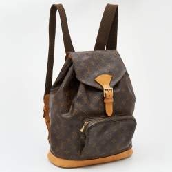 Pre Owned Louis Vuitton Monogram Canvas Montsouris Backpack GM Bag