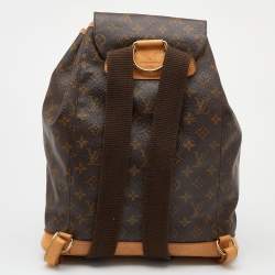 Pre Owned Louis Vuitton Monogram Canvas Montsouris Backpack GM Bag