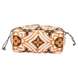 Louis Vuitton Cream/Caramel Giant Monogram Canvas Crafty Neverfull MM Bag