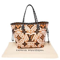 Louis Vuitton Cream/Caramel Giant Monogram Canvas Crafty Neverfull MM Bag