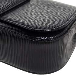 مملوكة مسبقًا حقيبة كلتش لوي فيتون سوبي جلد إليكتيرك إيبي أسود 