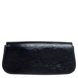 مملوكة مسبقًا حقيبة كلتش لوي فيتون سوبي جلد إليكتيرك إيبي أسود 