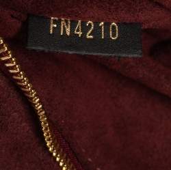 مملوكة مسبقًا Louis Vuitton Bordeaux Damier Ebene Canvas Vavin PM Bag