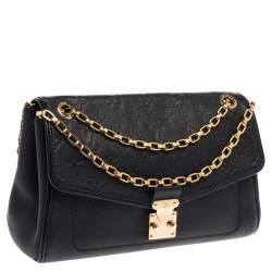 مملوكة مسبقًا Louis Vuitton Black Monogram Empreinte Leather St Germain PM Bag